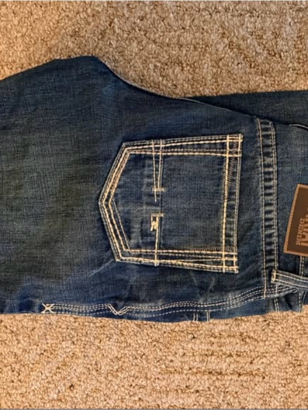Ariat Men's Relaxed Bootcut M4 Leg Jeans with Contrast Stitching